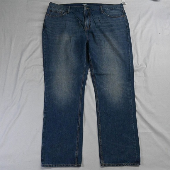 NEW Old Navy 42 x 30 Slim Medium Wash 100% Cotton Denim Mens Jeans - Picture 1 of 7